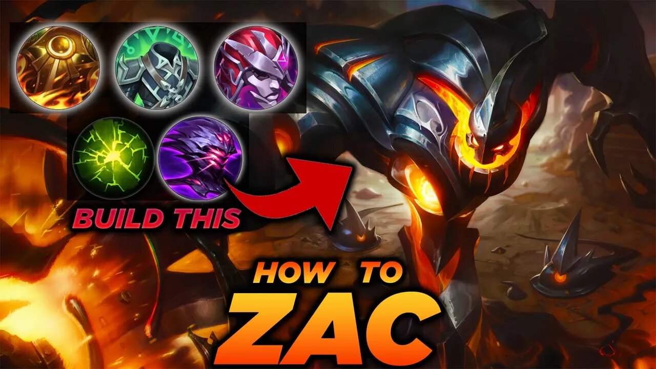 How to Play ZAC AND CARRY! + (Best Build/Runes) | Season 13 Zac Jungle Guide League of Legends