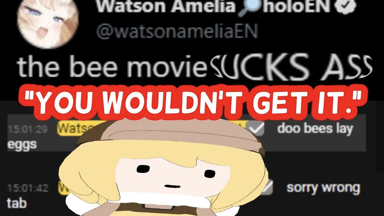 Ame's Reaction to The 'Bee Movie' (spoilers: she hates it)