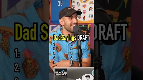 Drafting the BEST DAD SAYINGS!! Who’s team wins?? #shorts #dad #father #sayings #quotes #draft