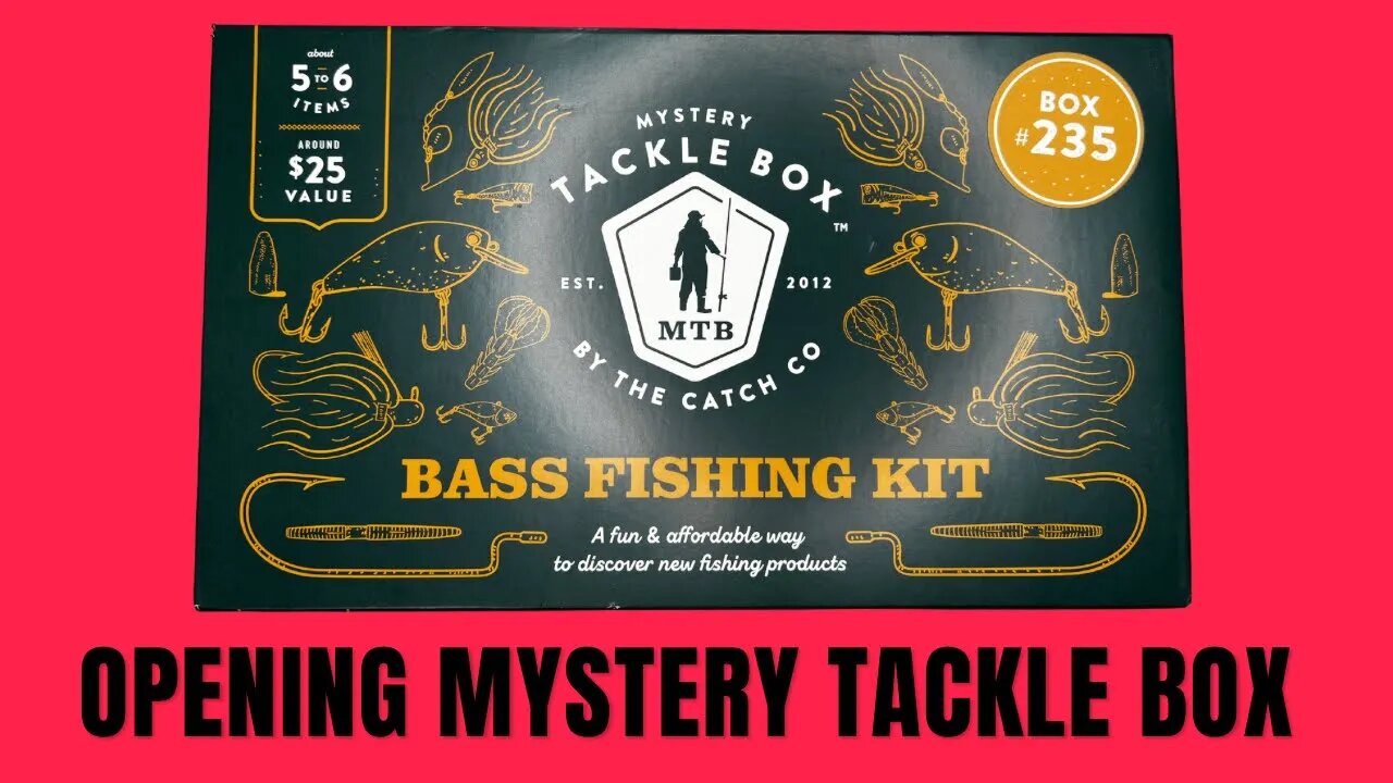 Opening Mystery Tackle Box By The Catch Co