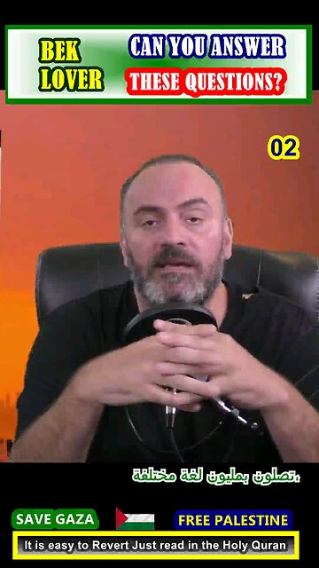 Can you answer these QUESTIONS? - Bek Lover 02 #why_islam #whyislam #whatisislam #whychristianity