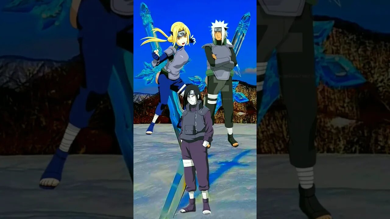 Jiraiya VS Orochimaru VS Tsunade - WHO IS STRONGEST??.#shorts