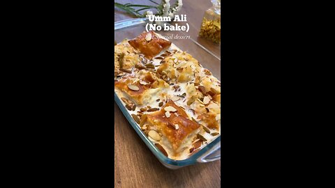 UMM ALI No bake dessert, within 30 minutes #ummali #omali #easydessert #quickdessert #arabicdessert