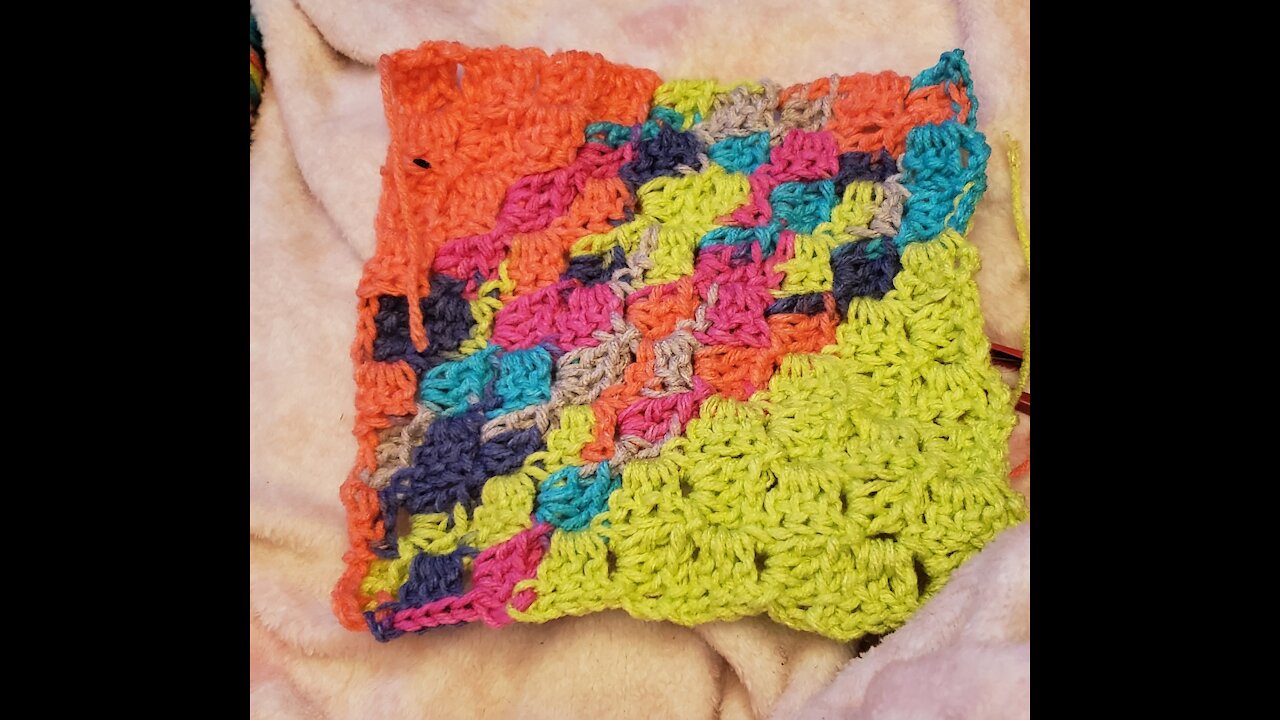 Corner to corner granny square #6