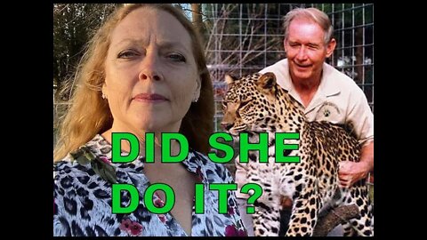 Psychic Remote Viewing Carole Baskin (Tiger King) did she kill her husband?