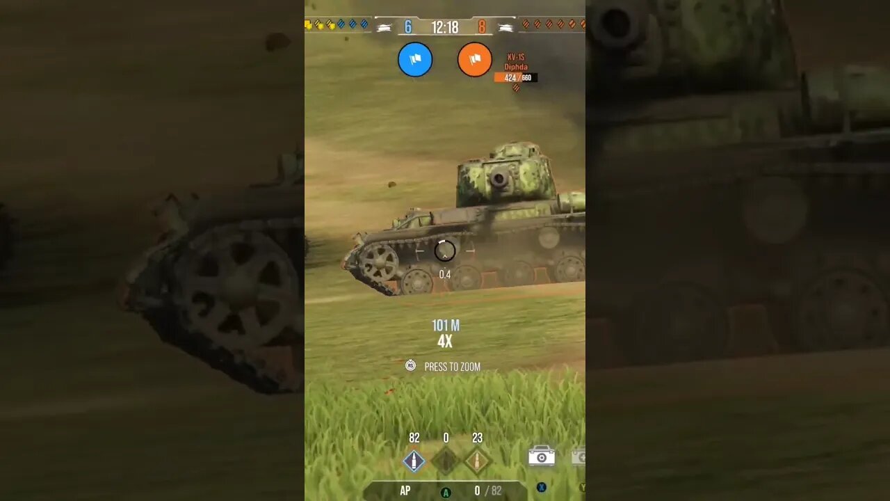 World of Tanks: He got a shot off right before he died lol