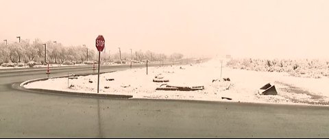 Snowy weather in Las Vegas Valley, Centennial Hills