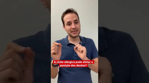 A rinite alérgica pode afetar a posição dos dentes? | Dr. Álef Lamark