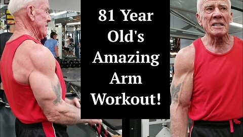 81 Year Old's Amazing Arm Workout! (Sunny Wilson STILL Has It!)