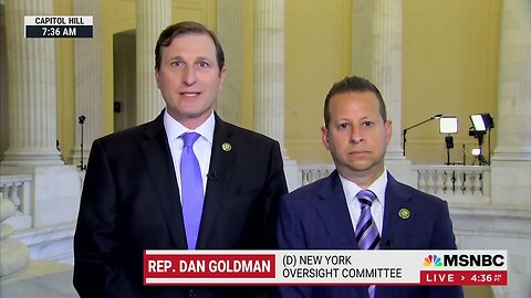 Democrat Rep. Dan Goldman Actually Says There's "A Two-Tier System Of Justice AGAINST Hunter Biden"