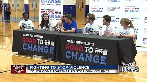 Parkland survivors visit Las Vegas for town hall as part of their two-month bus tour