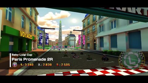 Mario Kart Tour - Paris Promenade 2R Gameplay