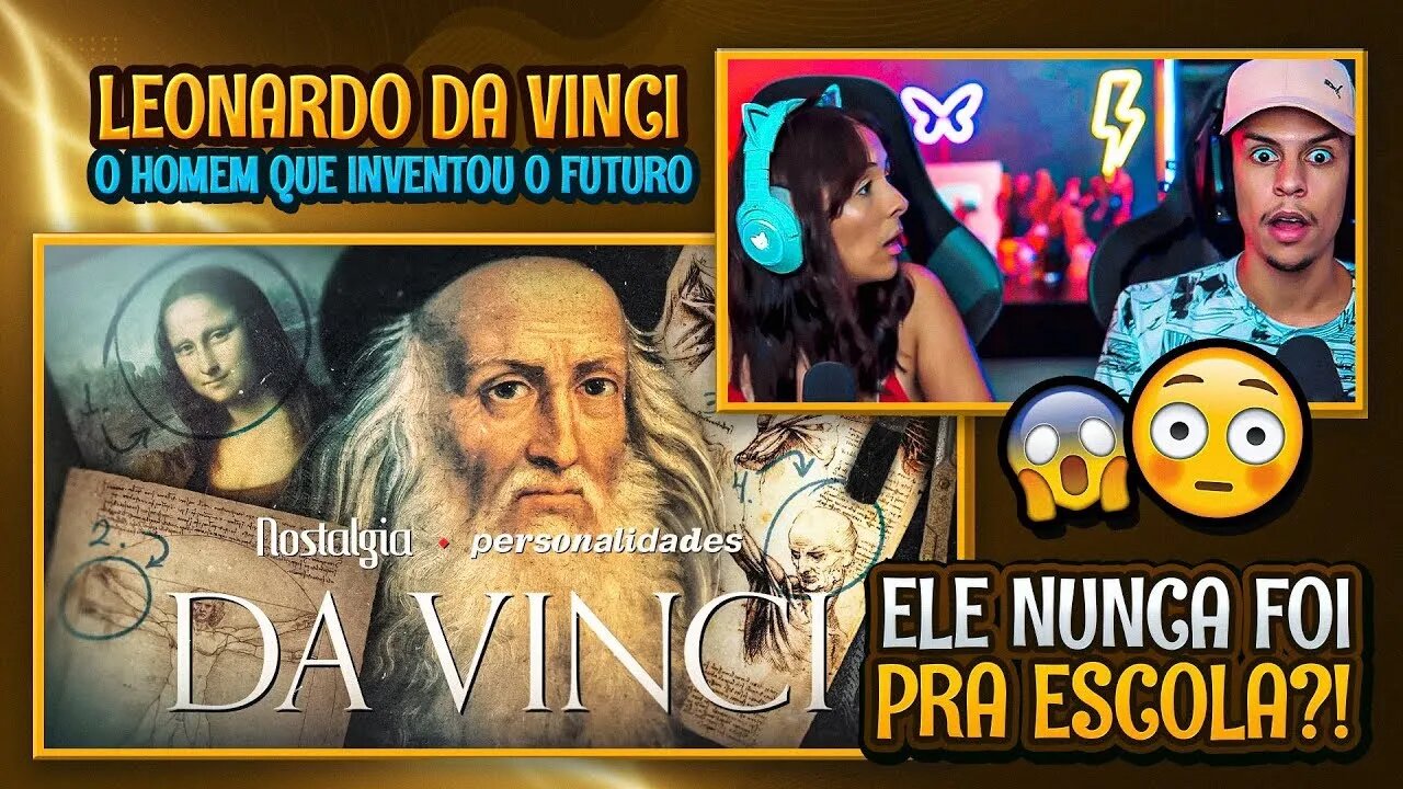 LEONARDO DA VINCI - O HOMEM QUE INVENTOU O FUTURO | [React em Casal] 🔥