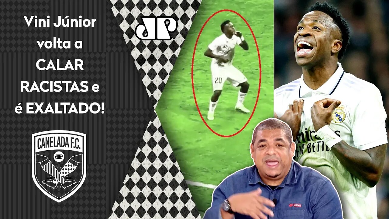 "TEM QUE ENGOLIR! O que o Vinicius Júnior FEZ foi..." Vampeta EXALTA ATITUDE após Real x Atlético!