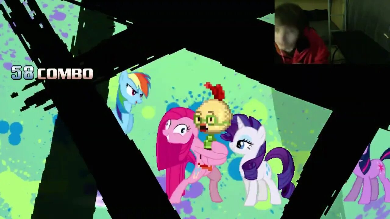 My Little Pony Characters (Twilight Sparkle, Rainbow Dash, And Rarity) VS Chicken Little In A Battle