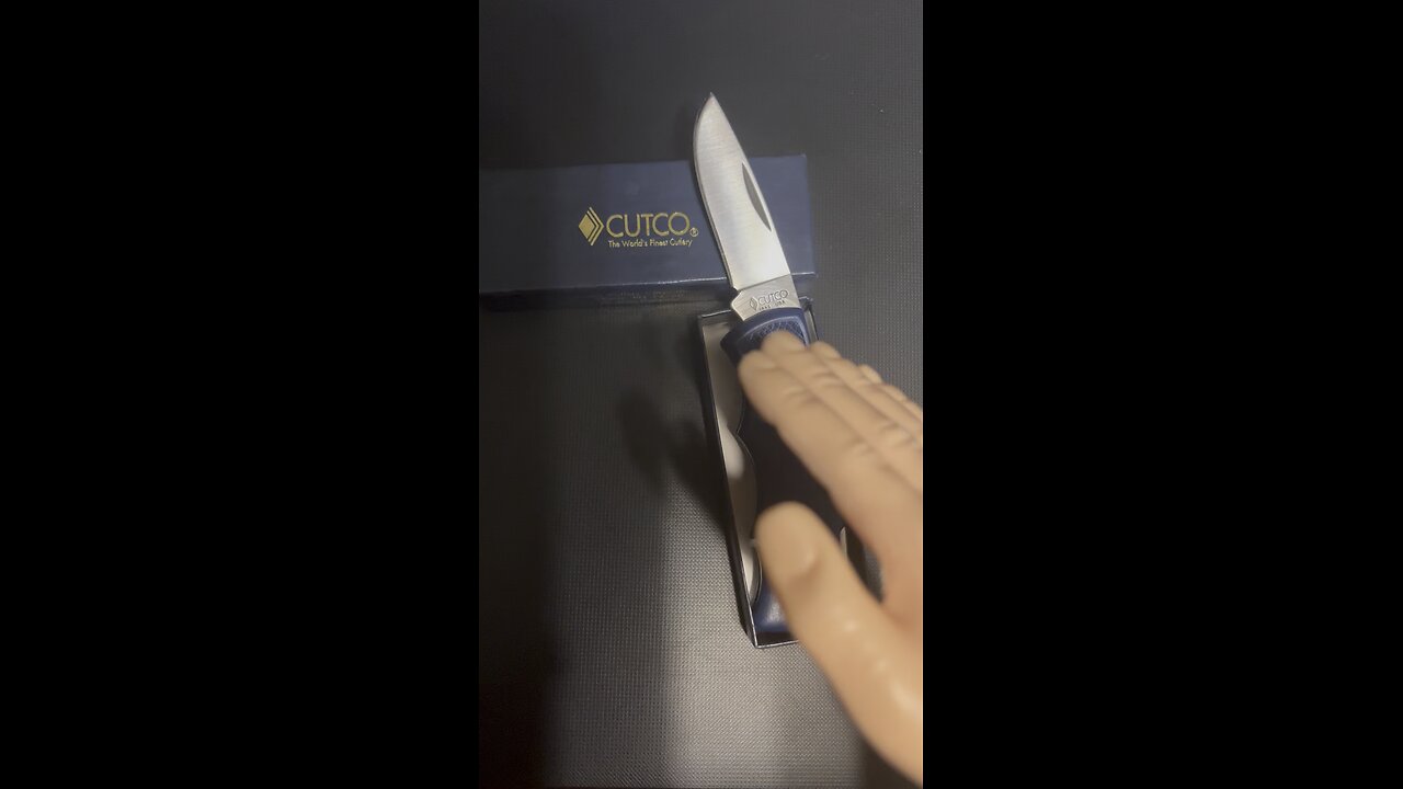 Behold the glory of a tiny Cutco pocket knife. You can it always B-sharp. #funny #cutcocutlery