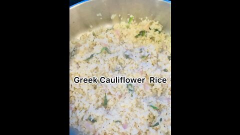 Cauliflower rice