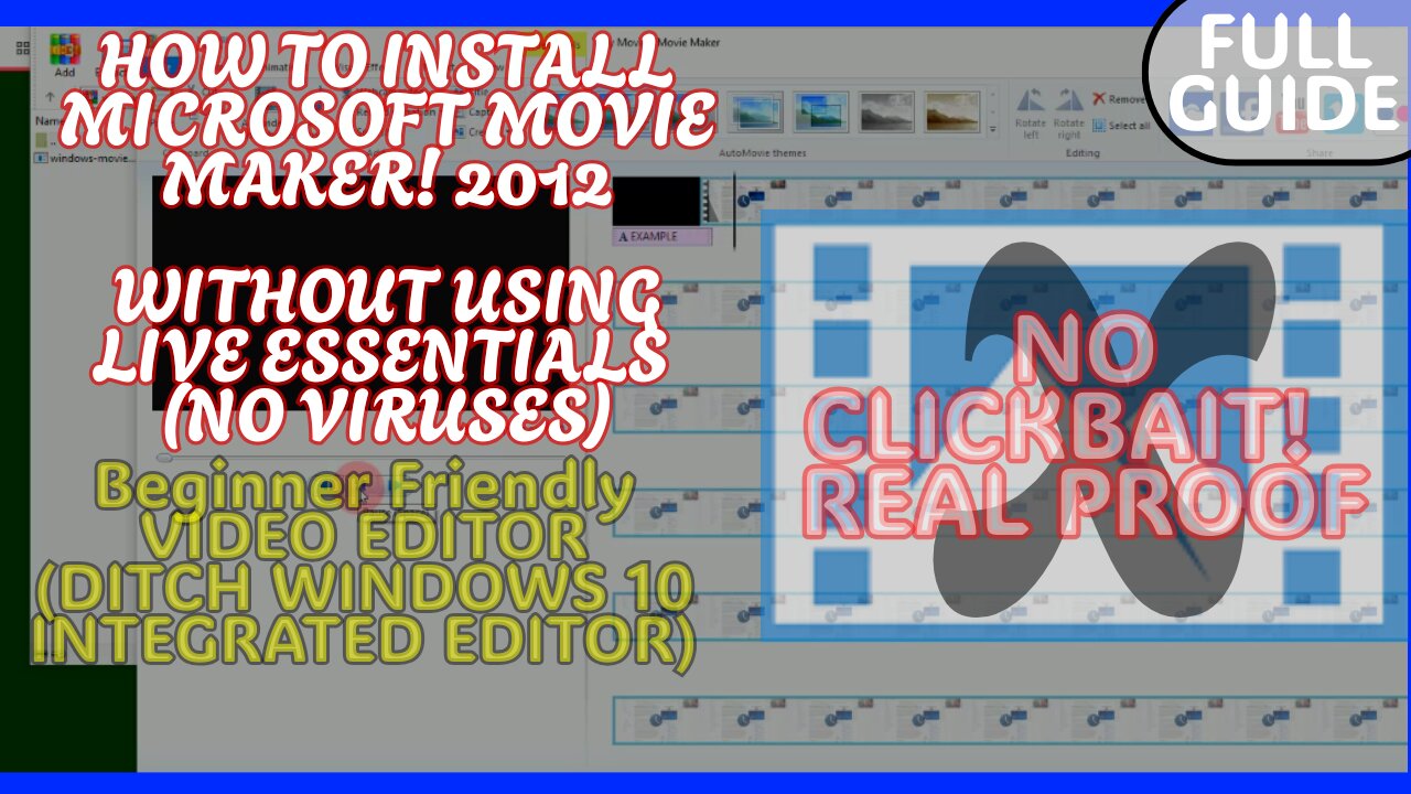 How To Install Microsoft Movie Maker | 2012 | Without Using Live Essentials | Real Proof |