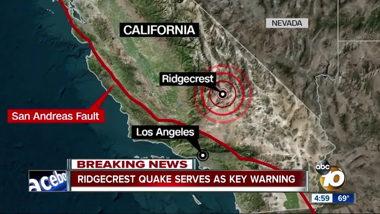 Ridgecrest quake serves as key warning