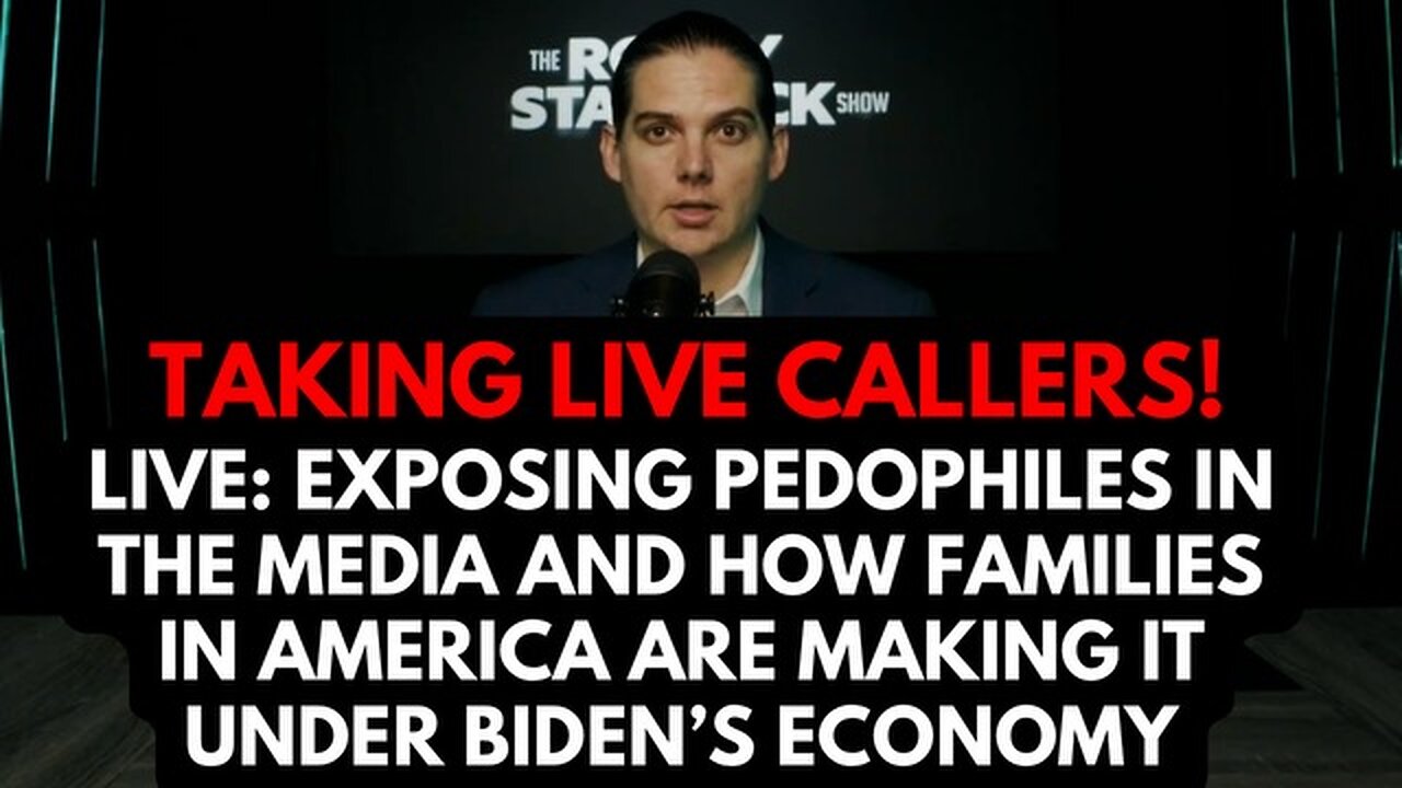 Live: Exposing pedophiles in the media & how families in America are making it under Biden's economy