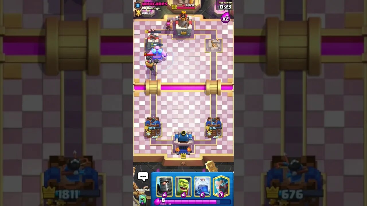 CLASH ROYALE SHORTS #102 - SÓ TEM PARTIDA TOP