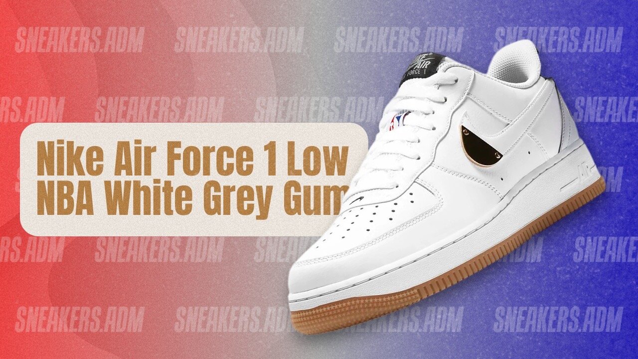 Nike NBA X Air Force 1 LV8 HO20 White Gold (GS) - CT3842-100 - @SneakersADM