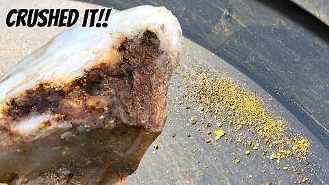 FINDING Visible Free Gold In Quartz Rocks