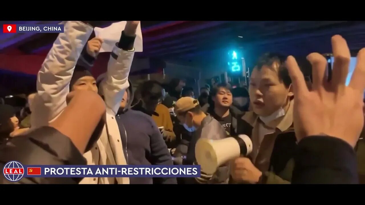 🇨🇳 Protestas contra las restricciones 'Cero COVID' impuestas por el régimen en China (27 nov 2022)