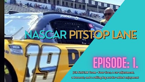 NASCAR Pit Stop - JGR NASCAR Team - Four tires, a burnout, and a rolling lug nut for added enjoyment