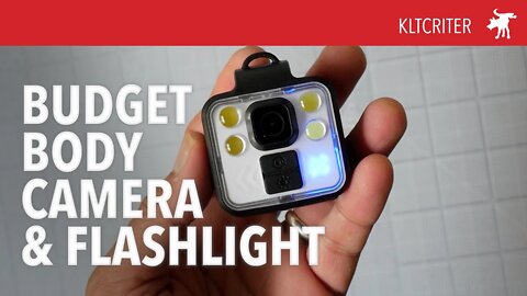 KSADBOSSBO Mini Bodycam and Flashlight