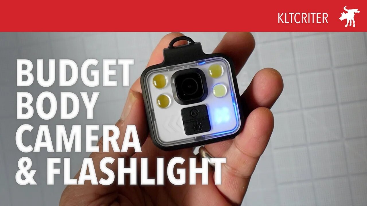 KSADBOSSBO Mini Bodycam and Flashlight