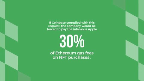 Apple blocks NFT transfers: Coinbase is outraged