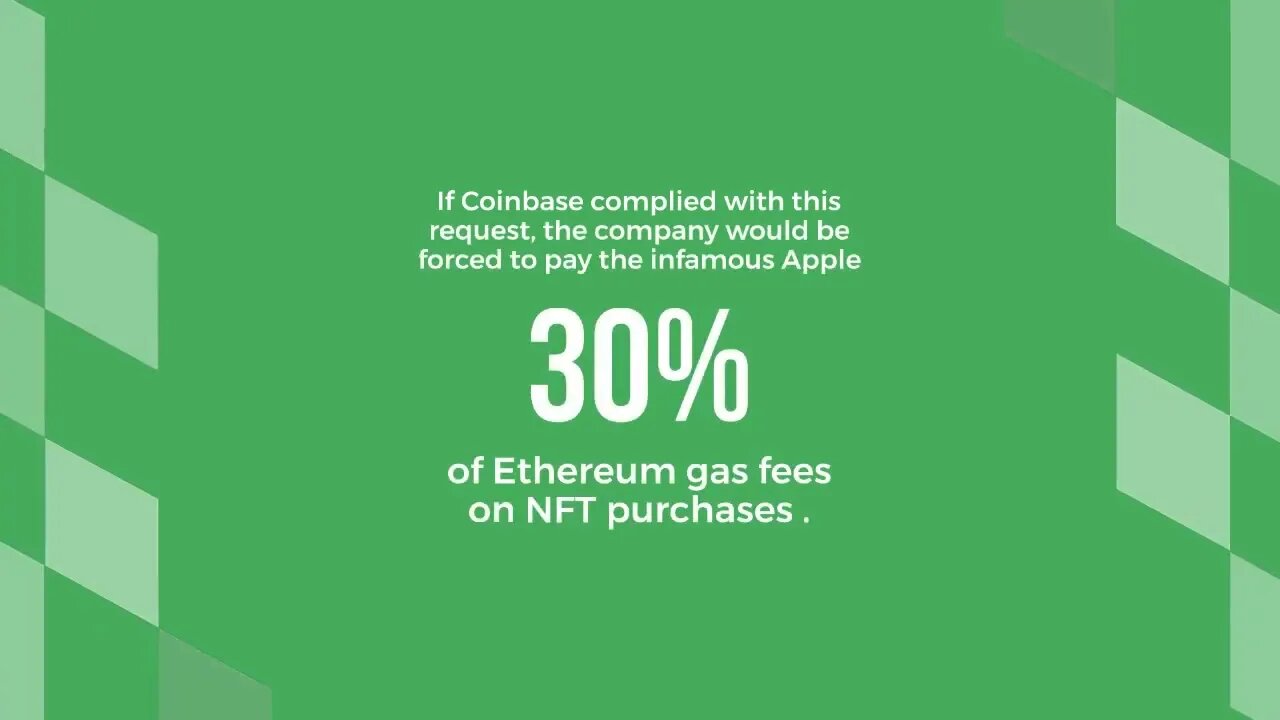 Apple blocks NFT transfers: Coinbase is outraged