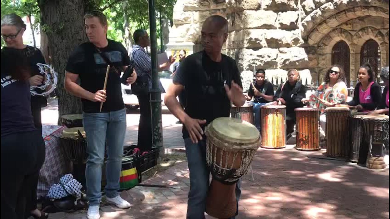 SOUTH AFRICA - Cape Town - 16 days Beat the drum event (NwB)