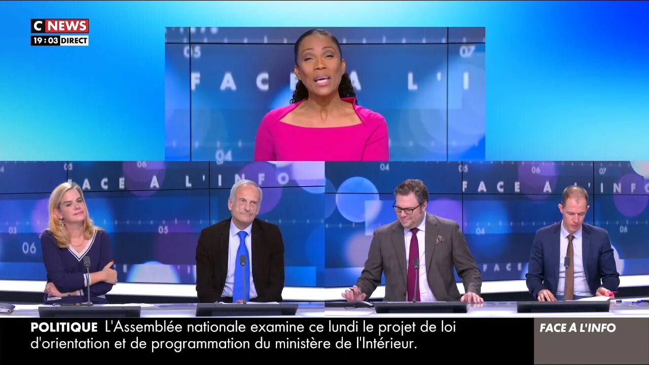 Face à L'info du 14 11 2022 - Mathieu Bock-Côté, Charlotte d'Ornellas, Marc Menant, D. Pavlenko