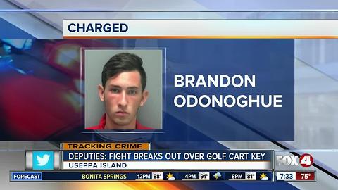 Two get into fight over golf cart key