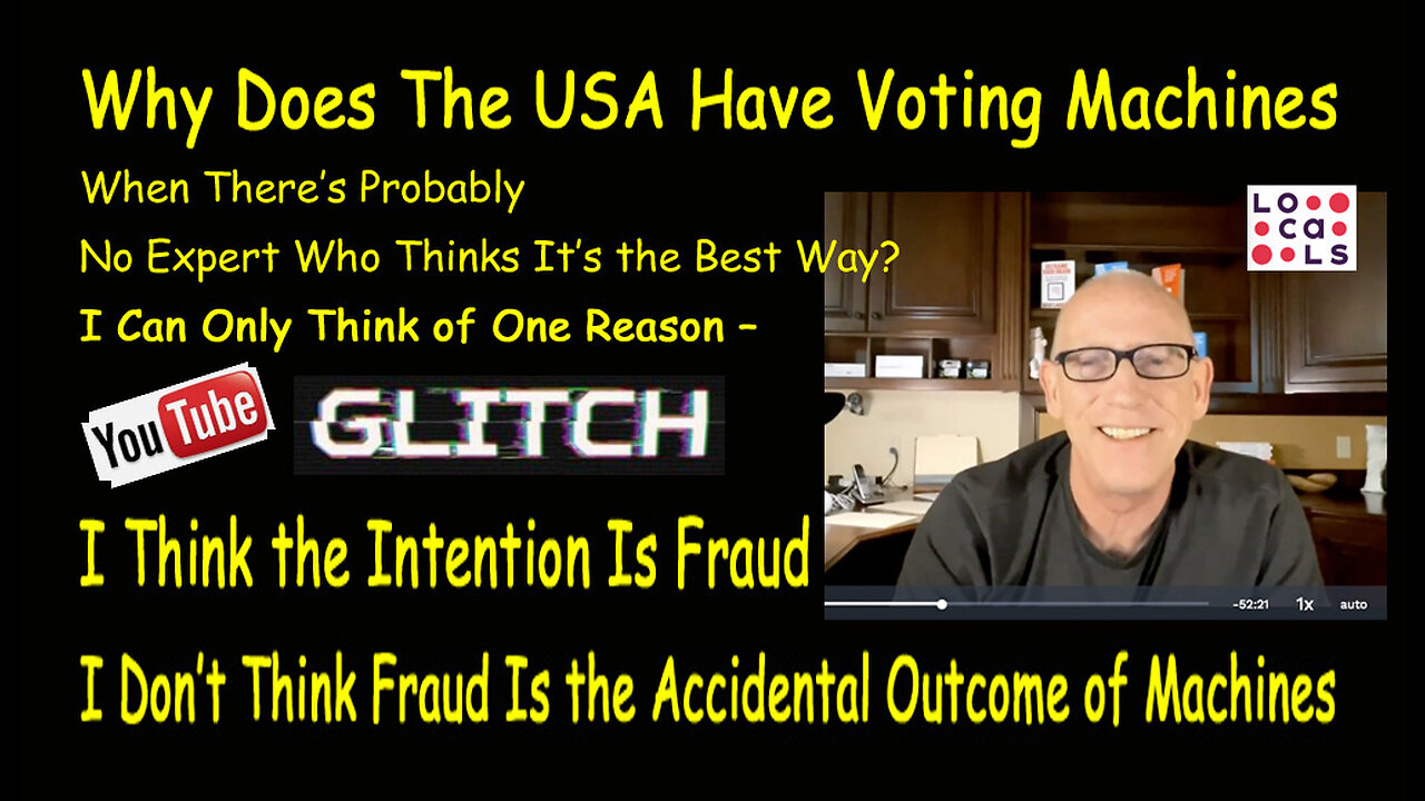 Was Youtube Censoring Scott Adams in Real Time About Voting?