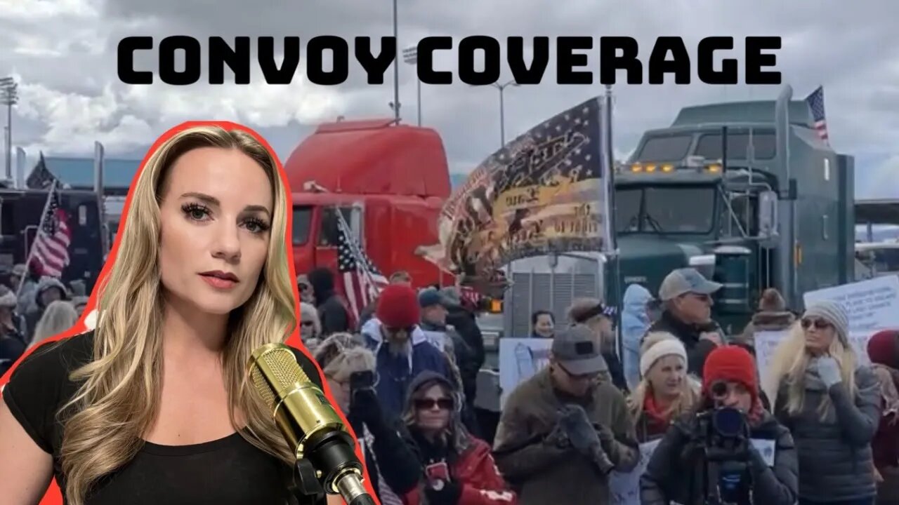 Live Look As Convoy to DC Begins