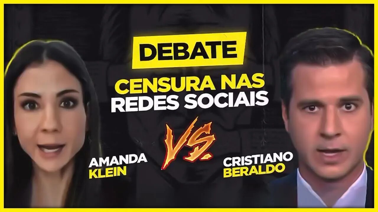 š„Debate: Censura nas Redes Sociais | Amanda Klein Vs Cristiano Beraldo