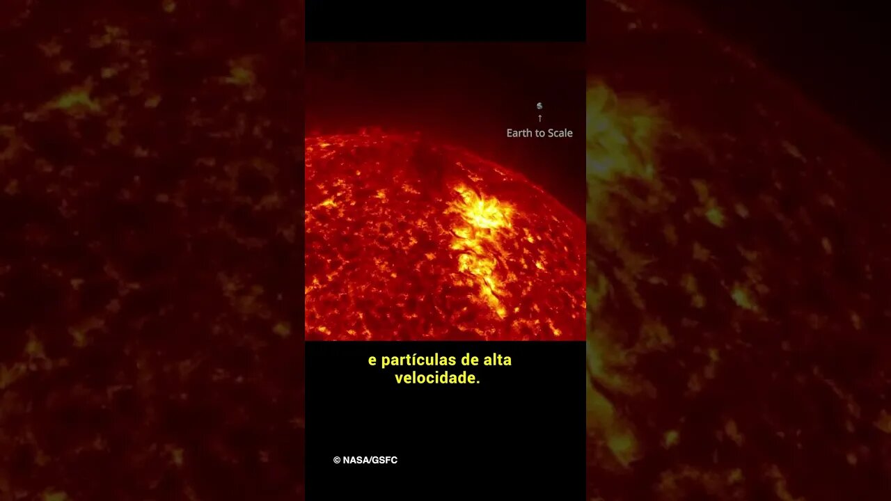 O Sol em uma assustadora erupção #sol #estrelas #shorts