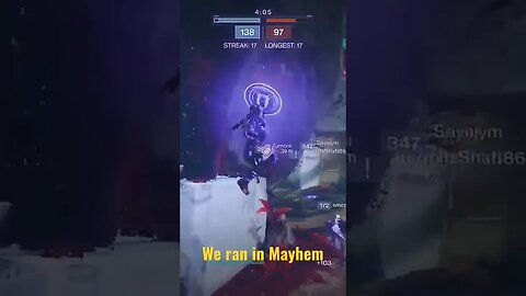 Destiny 2 - We Ran Out Of Medals in Mayhem.
