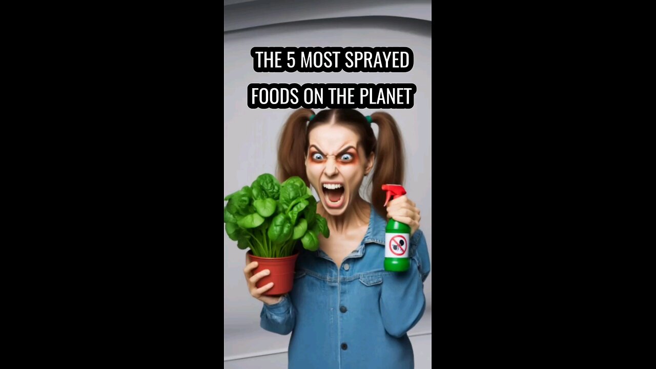 Five most sprayed foods on the planet