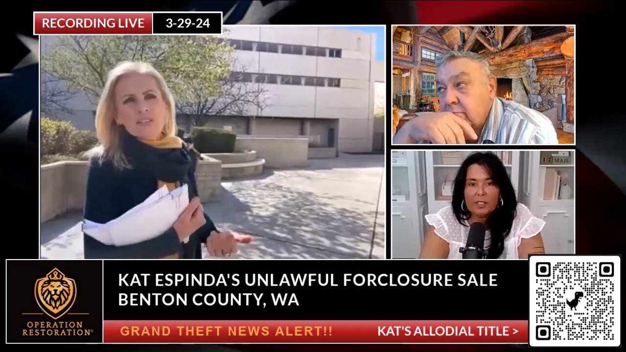 RECORDING LIVE!! Unlawful Sheriff Foreclosure Sale