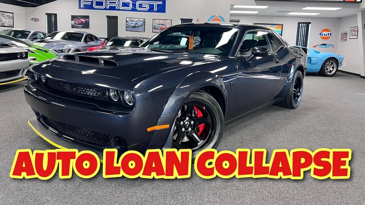 AUTO LOAN COLLAPSE, Why Its Impossible To Get A Loan Right Now