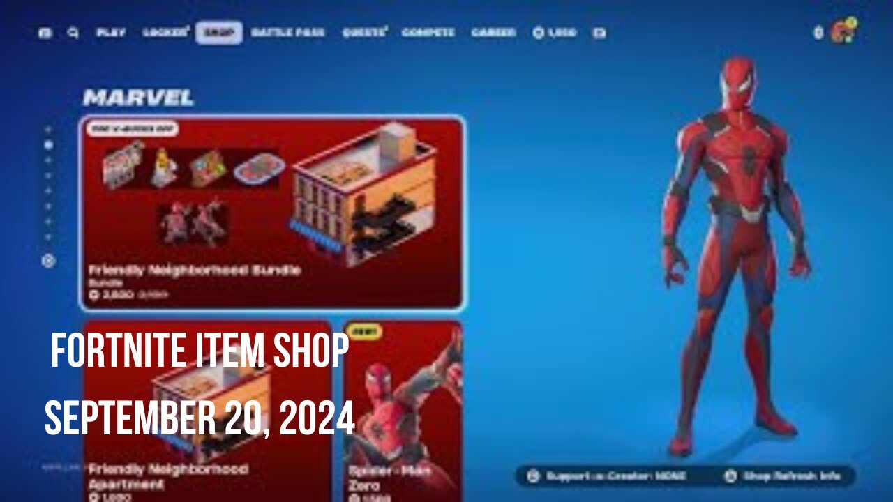 Fortnite Item Shop|September 20, 2024(*New* Lego Bundles)