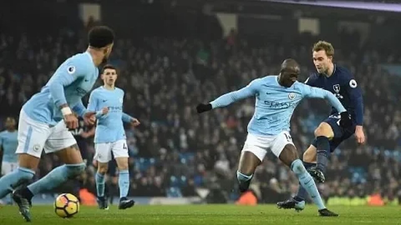 Gol de Eriksen - Manchester City 4 x 1 Tottenham - Narração de José Manoel de Barros