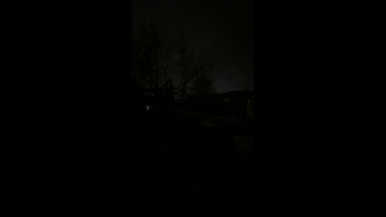 It’s dark outside