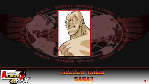 Street Fighter: Alpha 3 Max: Arcade Mode - Sagat