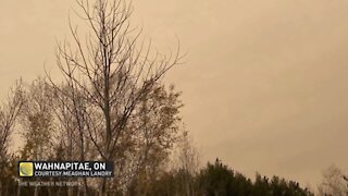 Eerie skies light up Ontario, the culprit is thousands of kilometres away