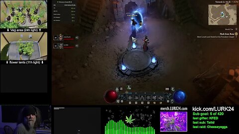 lurk after dark -- unlocking all the things in Diablo 4:20 level 51 Sorcerer